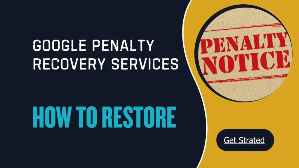 Google penalty recovery services