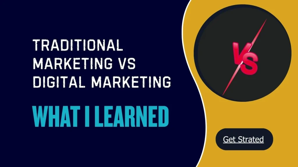 Traditional marketing vs digital marketing