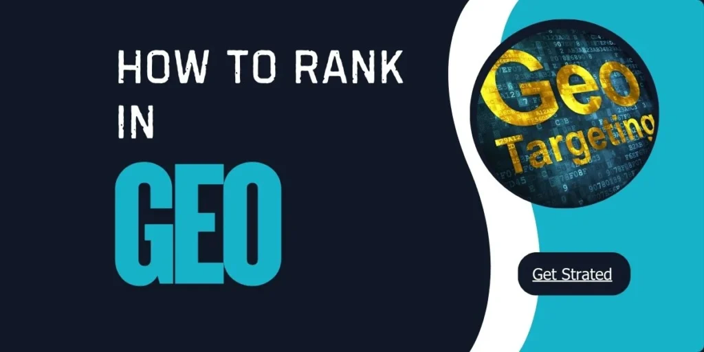 How to Rank in GEO