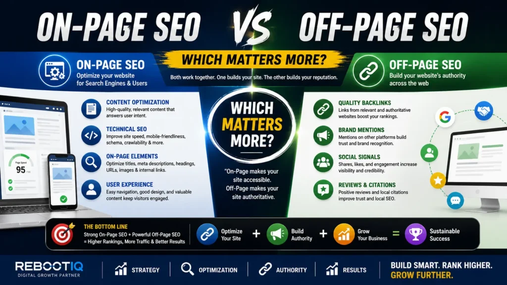 On-Page SEO vs Off-Page SEO