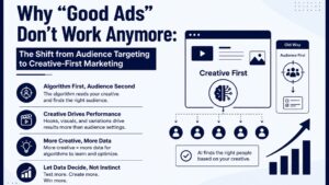 creative-first marketing funnel showing the shift from audience targeting to ad creative signals