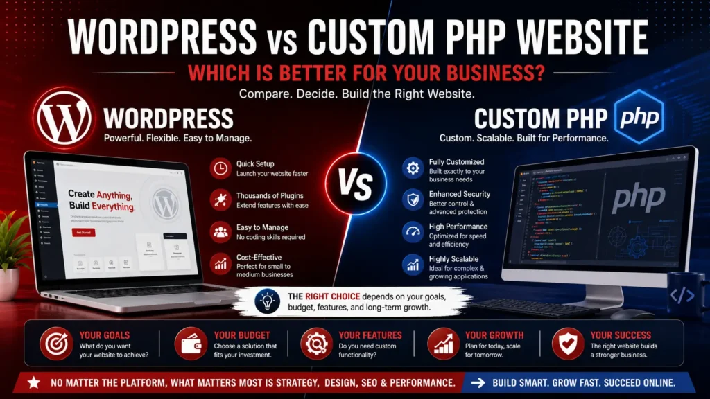 Wordpress vs Custom PHP Website