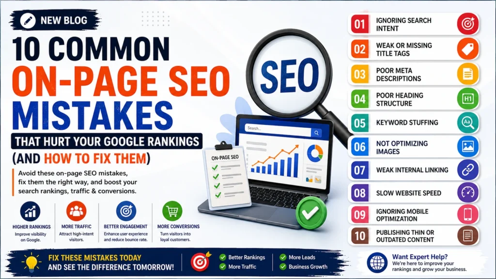 10 Common On-Page SEO Mistakes