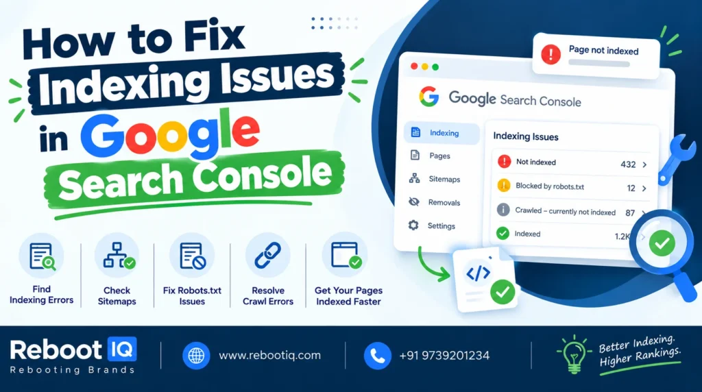 How to fix indexing issue